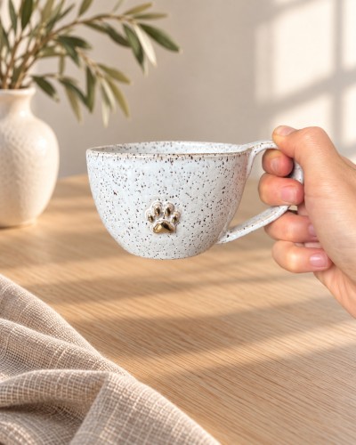 Filiżanka 300 ml stracciatella ze złotą łapką.jpg