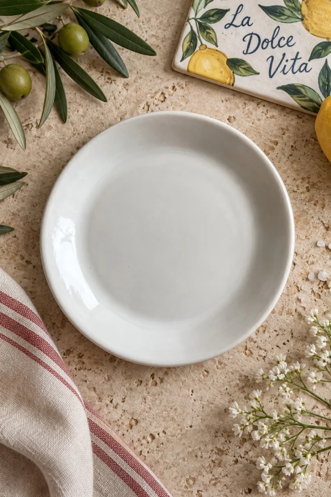 Talerzyk spodek 16 cm la dolce vita biały.jpg