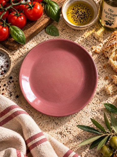 Talerzyk spodek 13 cm la dolce vita różowy.jpg