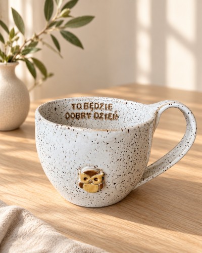 Kubek stracciatella 400 ml to będzie dobry dzień z sową.jpg