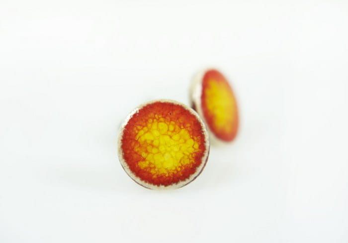 kolczyki ceramiczne żółto-pomarańczowe (3).jpg