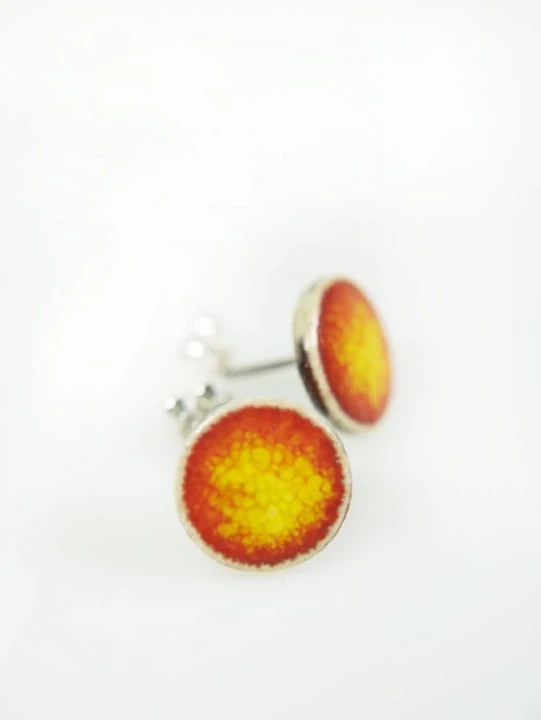 kolczyki ceramiczne żółto-pomarańczowe (4).jpg