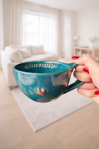 Kubek z napisem możesz wszystko