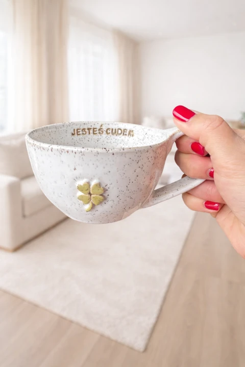 Filiżanka z koniczynką