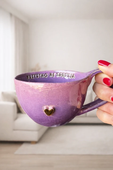 Filiżanka ręcznie robiona ceramika