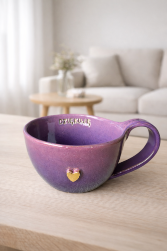 Kubek z napisem dziękuję