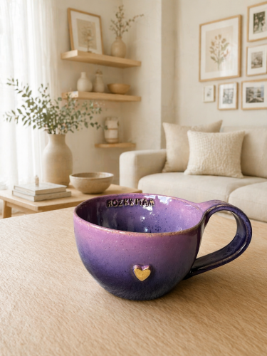 Filiżanka fioletowa