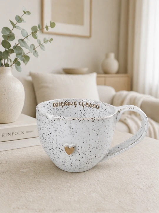 Kubek dla mamy prezent handmade