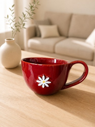 filiżanka 300 ml bordo z kwiatem.jpg