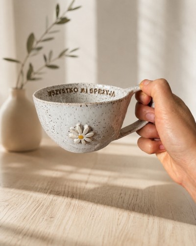 Filiżanka 300 ml stracciatella z kwiatem wszystko mi sprzyja.jpg