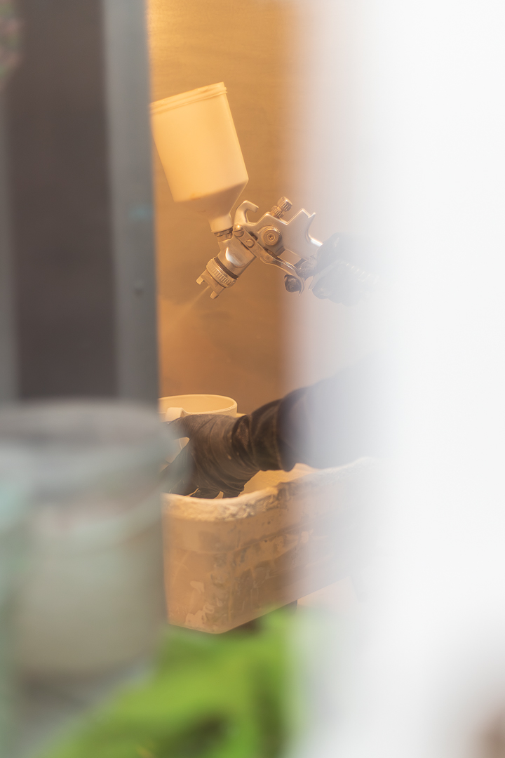 Szkliwienie natryskowe